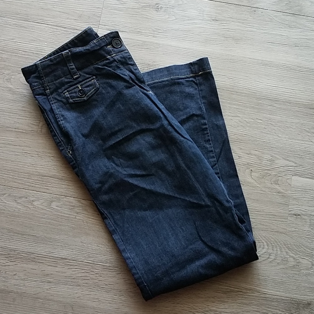 Talbots jeans flat front